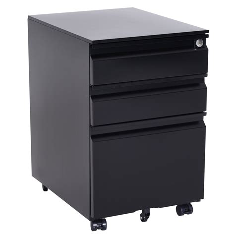 stainless steel top black 3 drawer base cabinet wheels|wayfair 3 drawer cabinet.